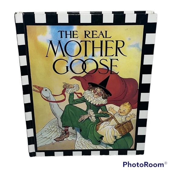 The Real Mother Goose 1944 hardback book of rhymes vintage - Picture 1 of 16